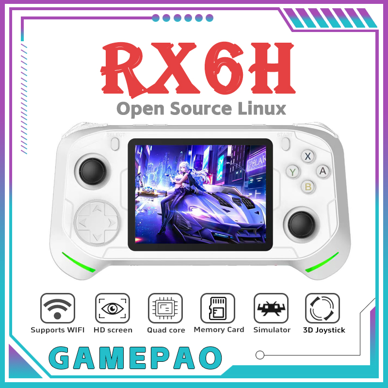 Gaming Console Youtube - Açık Kaynaklı RX6H Retro El Tipi