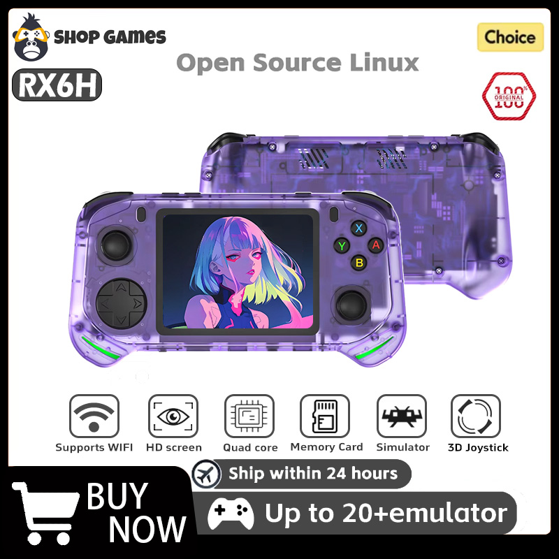 Gaming Console Youtube - RX6H Retro El Oyun Konsolu Linux