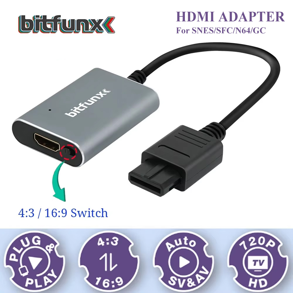 Gaming Console Mini - Bitfunx 720P Svideo / AV -