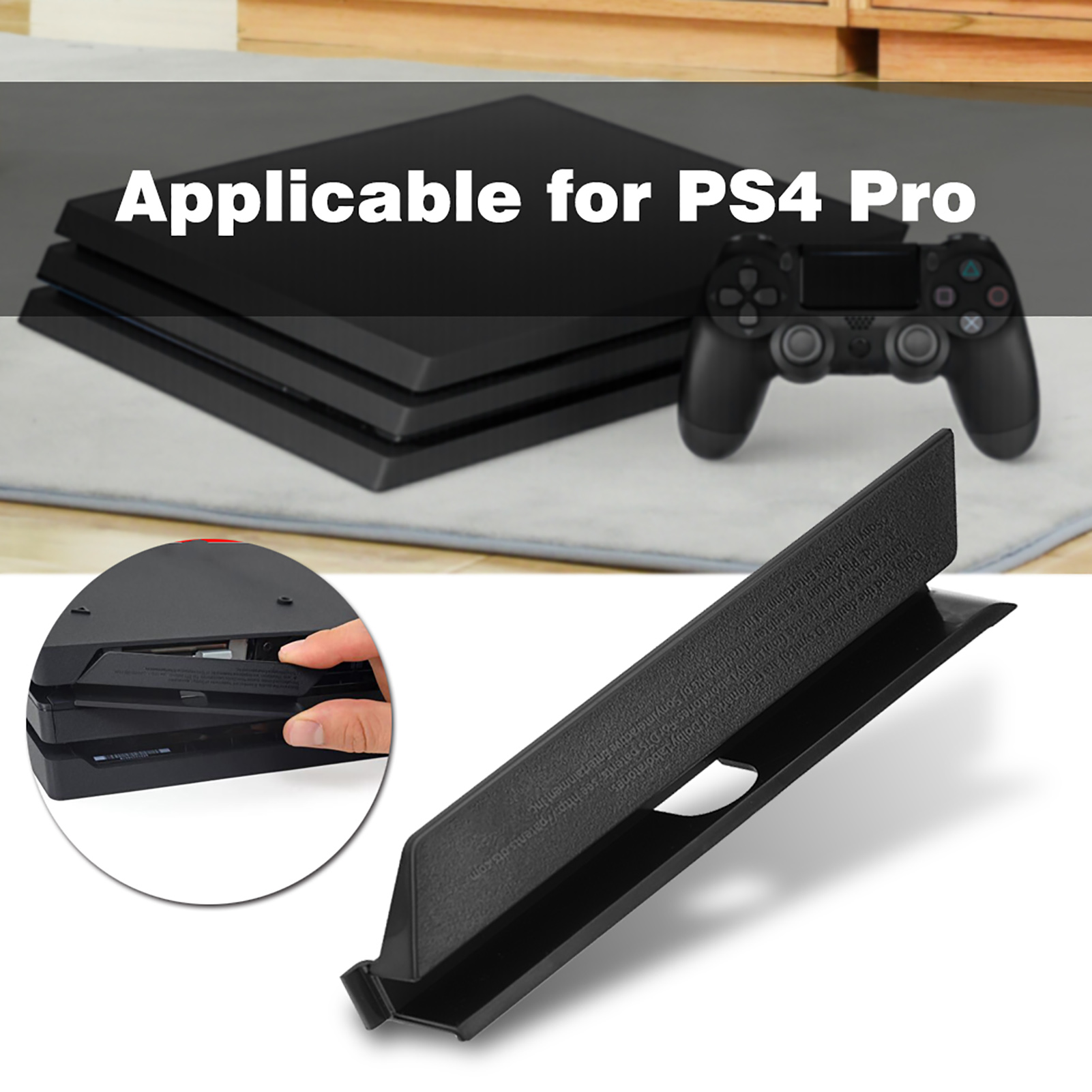 Gaming Console Monitor - Siyah plastik HDD sabit disk yuvası