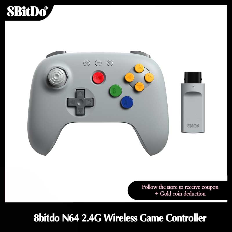 8BitDo N64 2.4G Hall Etkili Ka - Gaming Console Windows incelemesi ve fiyatı