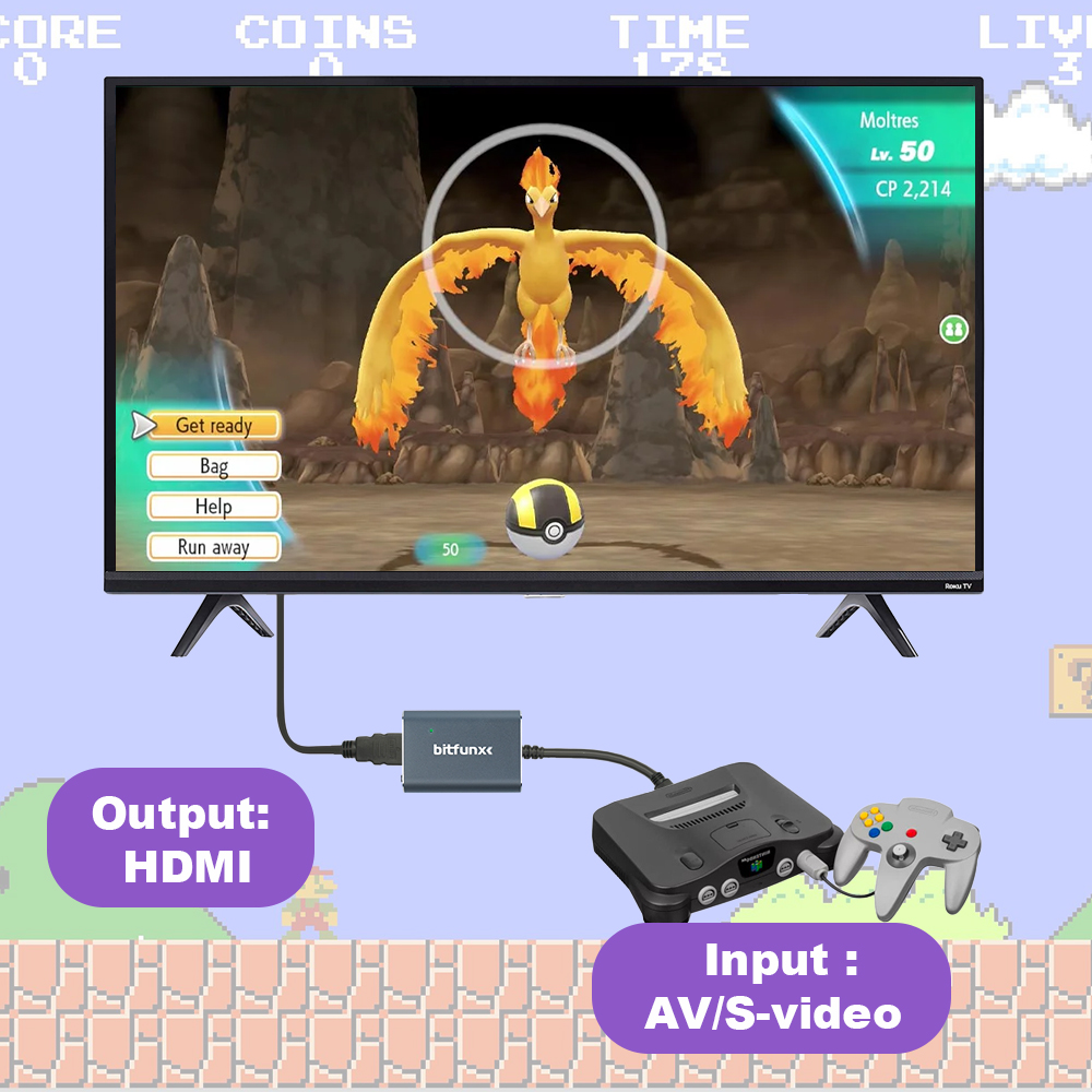 Bitfunx 720P Svideo / AV - HDM - Gaming Console Mini incelemesi ve fiyatı