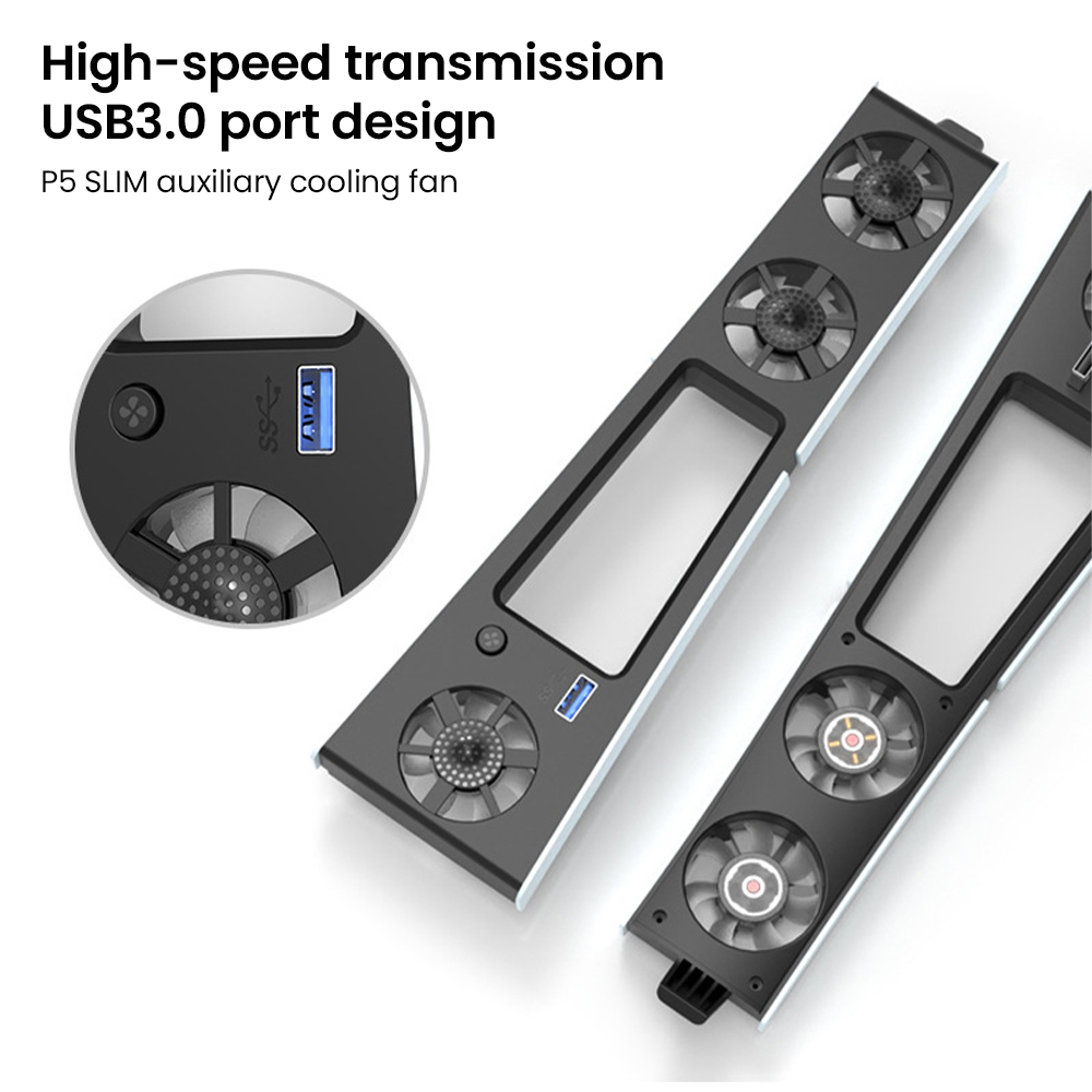 Oyun Soğutucu Fan LED ışık gür - Sony Console Ps5 Slim incelemesi ve fiyatı