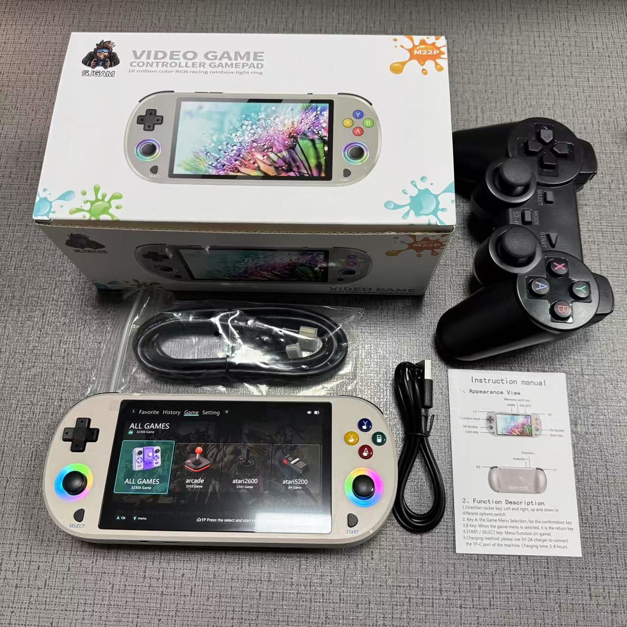 Yeni 128GB M22 Pro Taşınabilir - Gaming Console Youtube incelemesi ve fiyatı