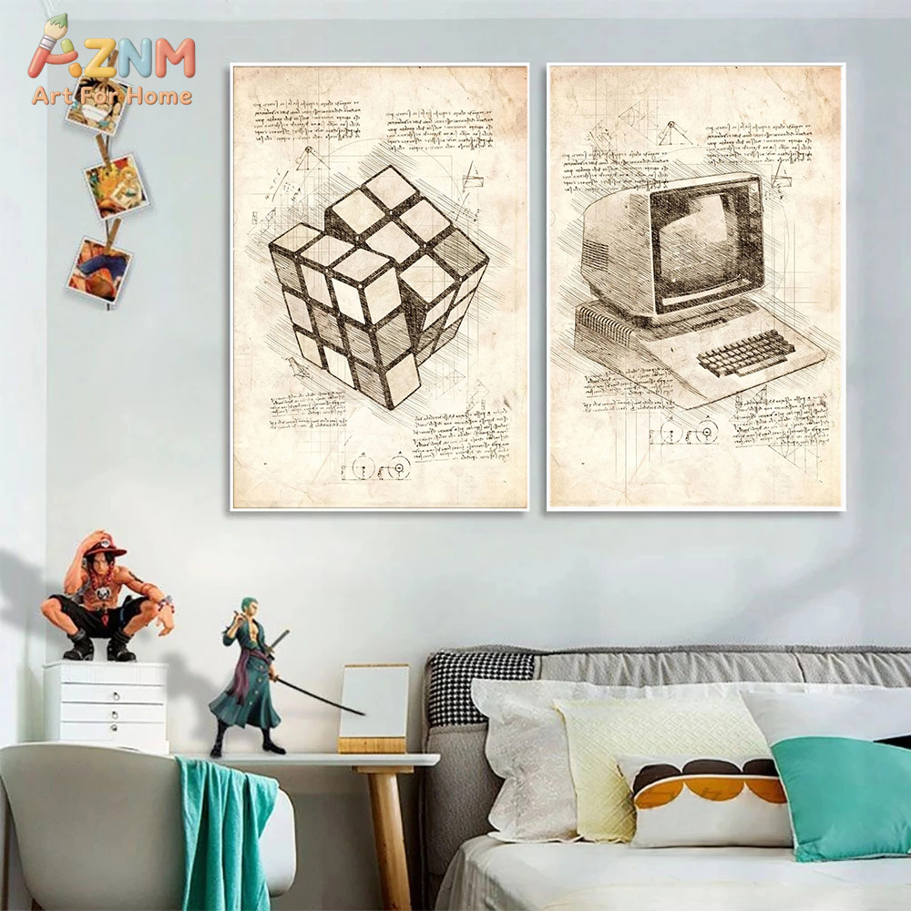AZNM Vintage Blueprint Oyun Ka - Gaming Console Cube incelemesi ve fiyatı