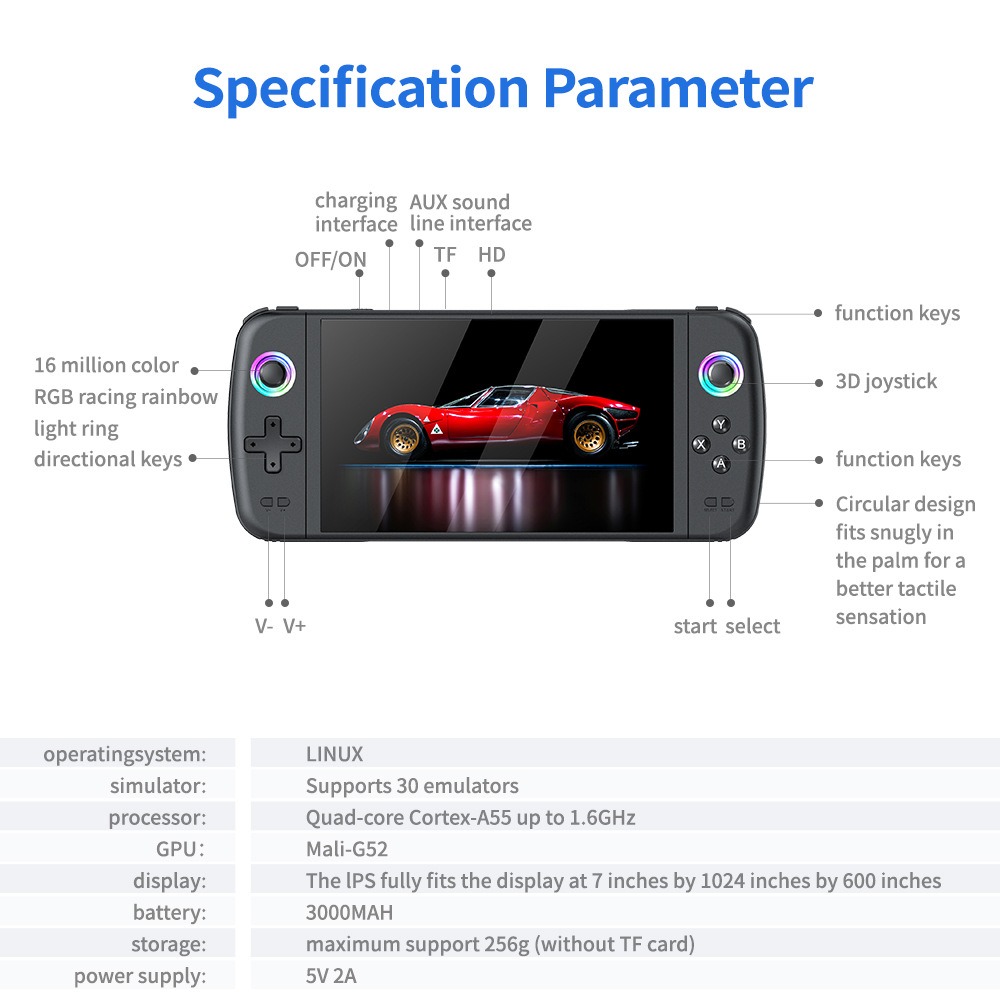 YENI M27 7 Inç IPS Ekran elde  - Gaming Console Youtube incelemesi ve fiyatı